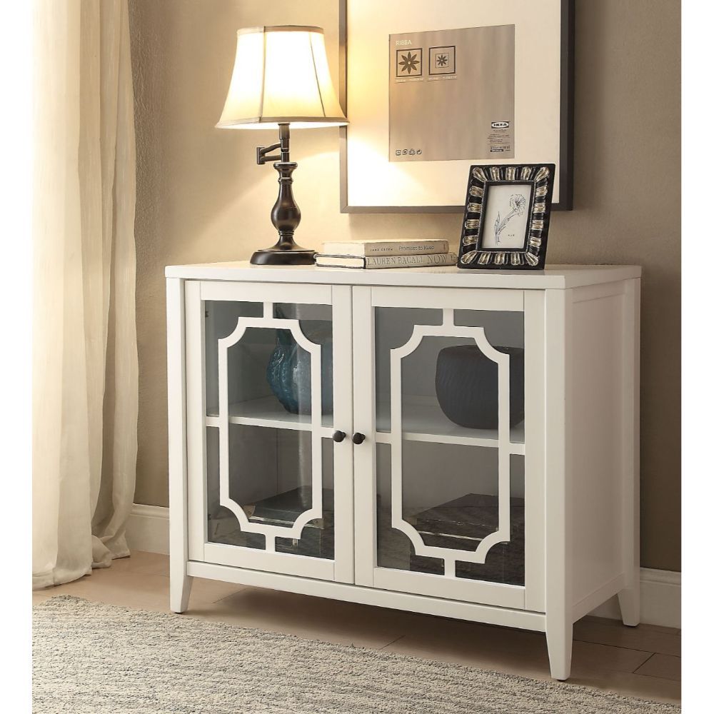 Ceara Console table white finish