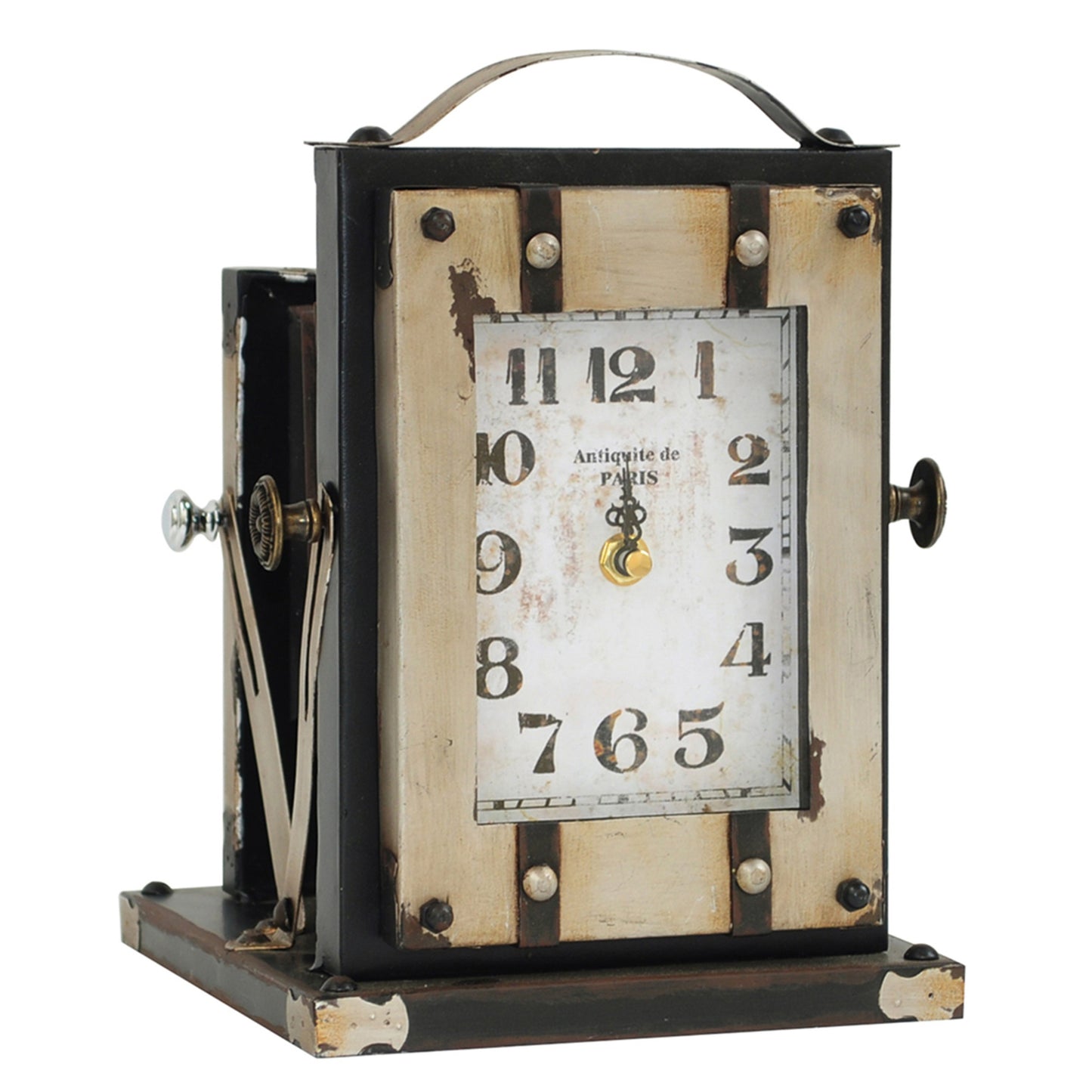 Time flash clock metal